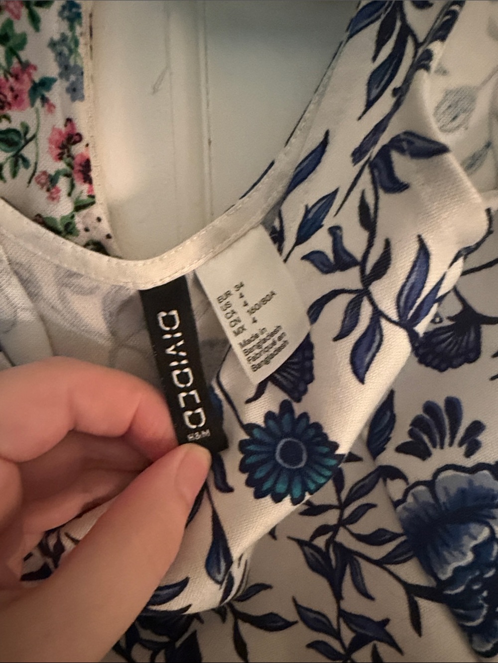 H&M Blue & Teal Floral and Geometric Casual Tank Dresses - Set of 3 - Picture 2 of 5